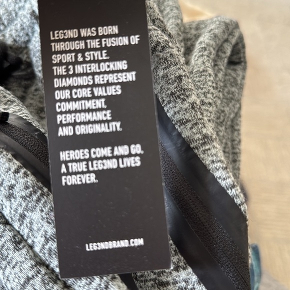 Legend Leg3nd Cozy‎ Gray Sporty Jogger Lounge Pants Men’s Small Comfort Fit NEW - Picture 10 of 13